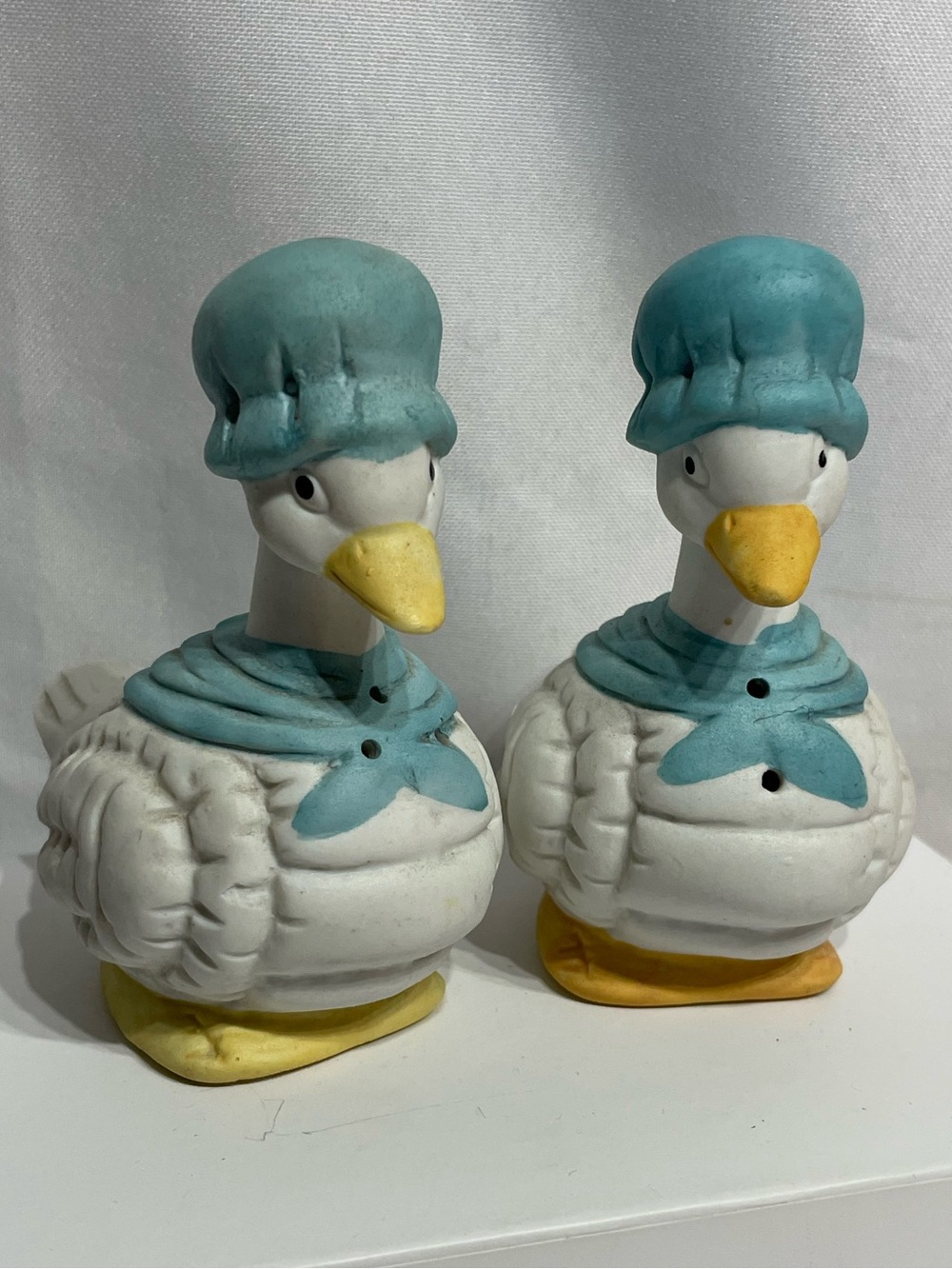VTG Pair of Geese Salt & Pepper Shakers Ceramic Excellent Condition Vintage Gran